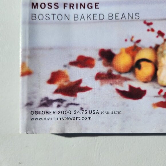 2000 October Martha Stewart LIVING Magazine AUTUMN Haunted House Fall Decor Book - Picture 2 of 10